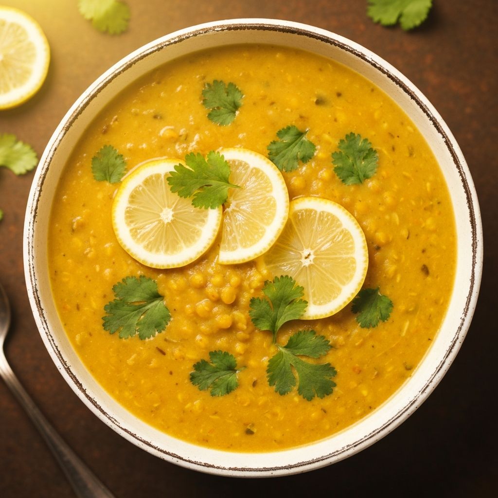 Creamy Moong Dal Soup