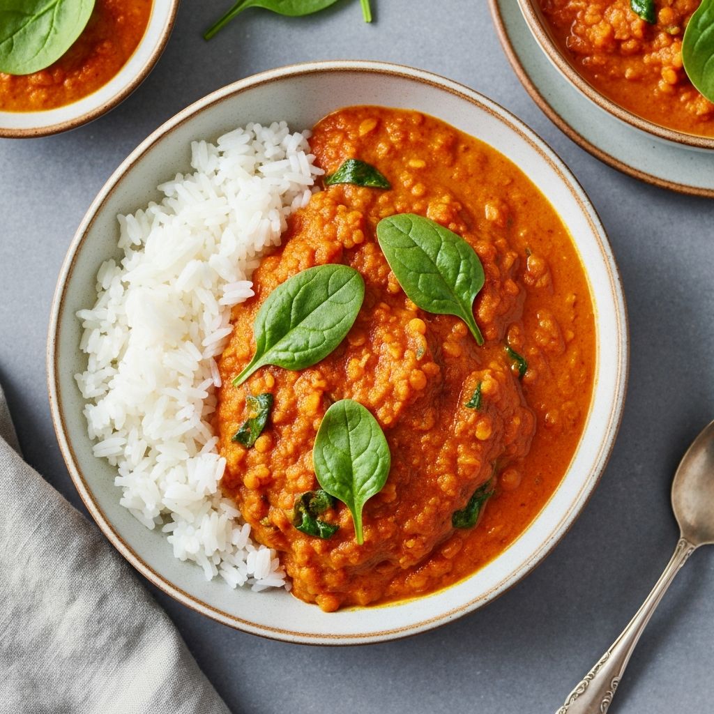 Quick Red Lentil Curry